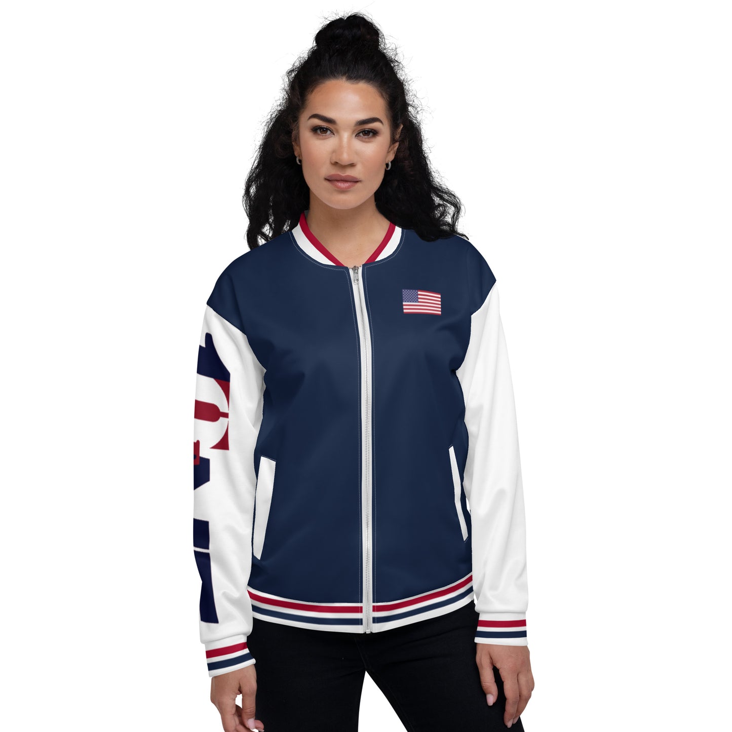 1ofOne Patriotic Bomber Jacket