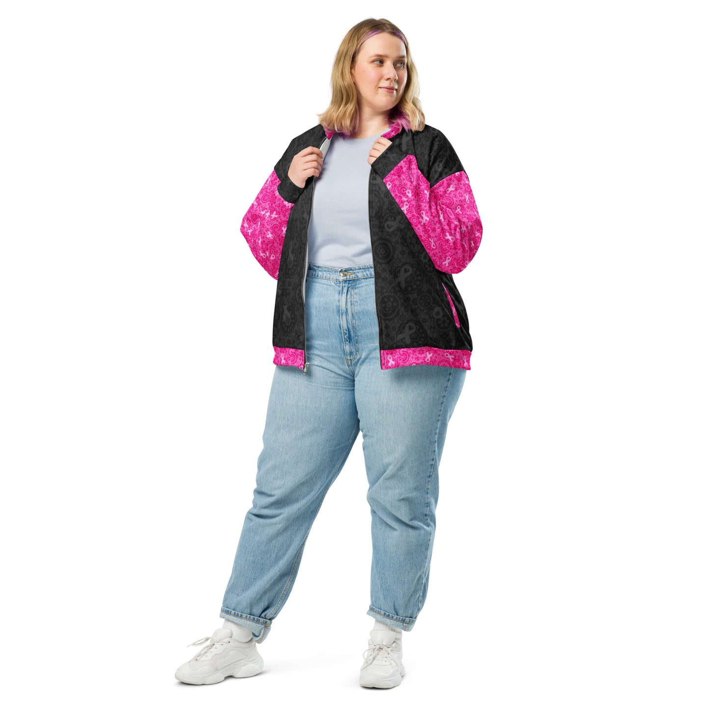 JMT Breast Cancer Awareness Bomber Jacket