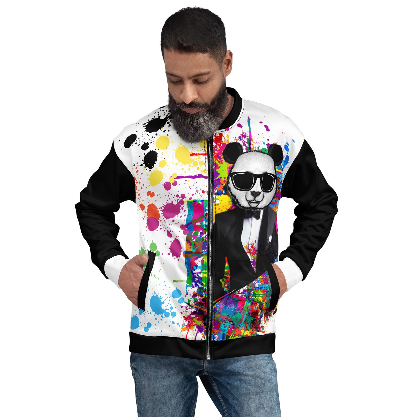 JMT Fancy Panda Bomber Jacket