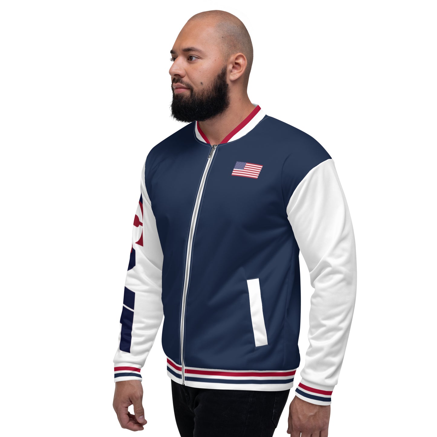 1ofOne Patriotic Bomber Jacket