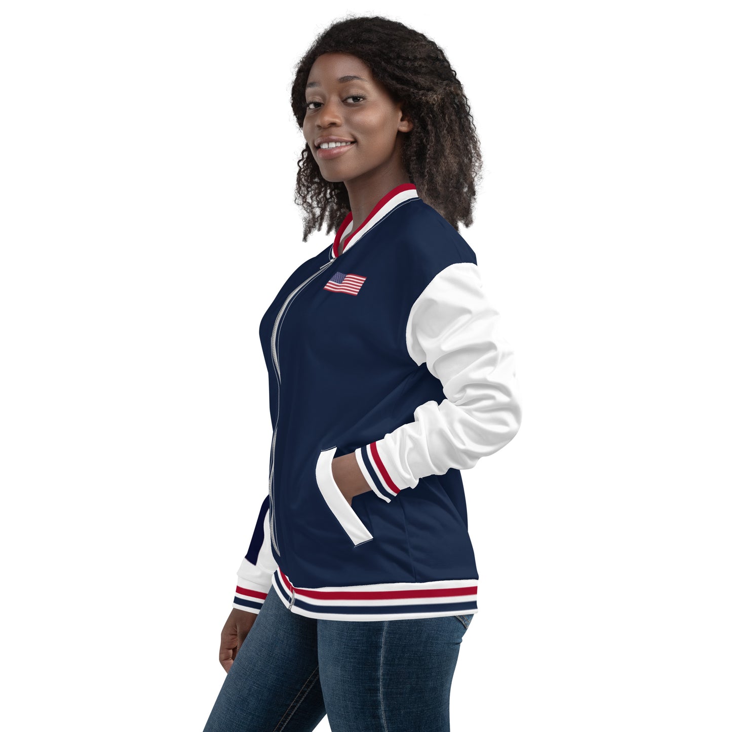 1ofOne Patriotic Bomber Jacket