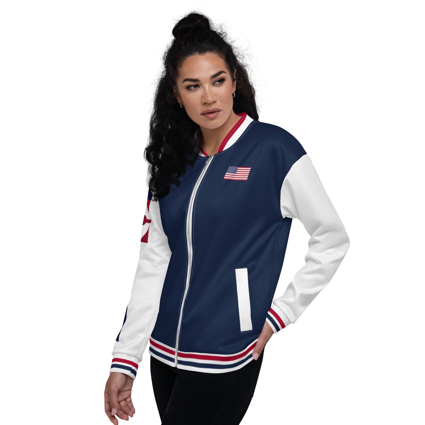 1ofOne Patriotic Bomber Jacket