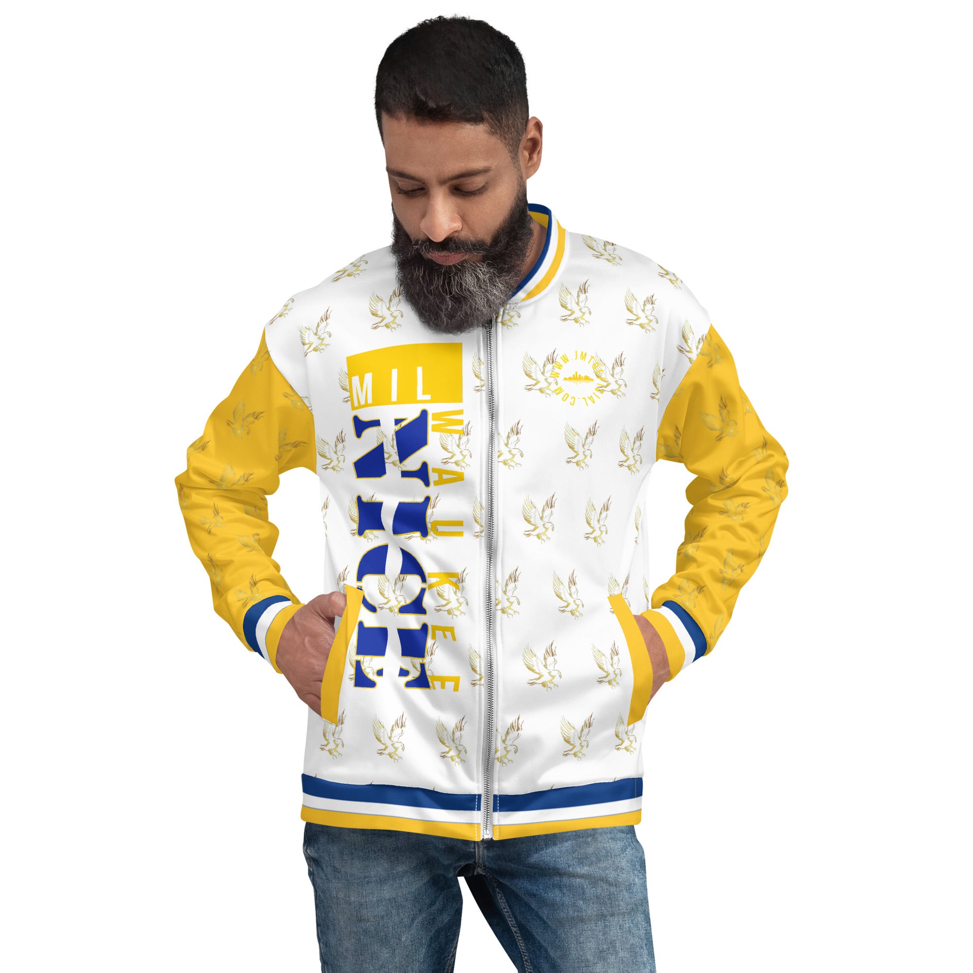 MilWaukee NICE Golden Eagle Bomber Jacket
