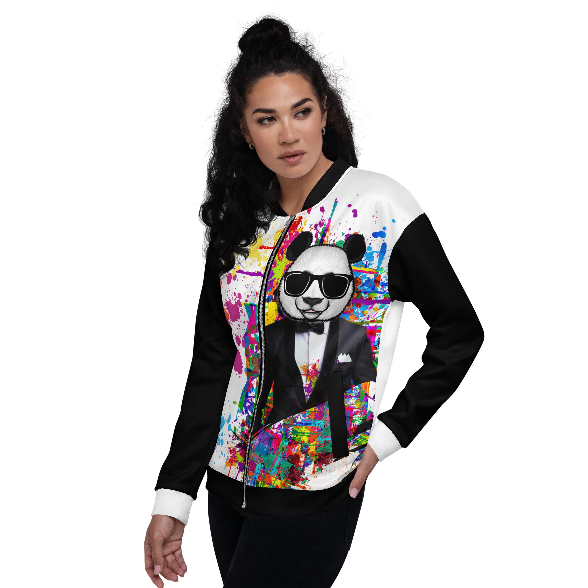 JMT Fancy Panda Bomber Jacket